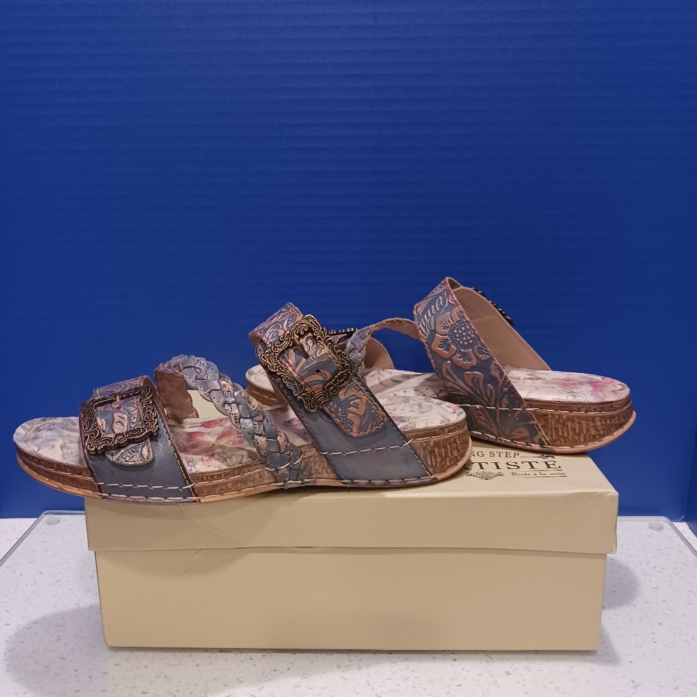 L'Artiste Astra Sandal Grey Multi 8.5 - Picture 5 of 7
